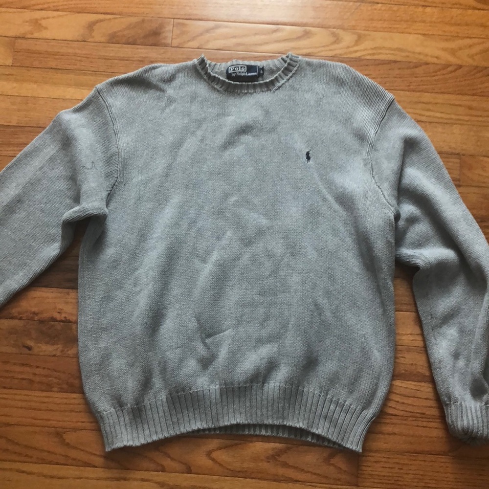 Polo Ralph Lauren Gray Pullover Sweater